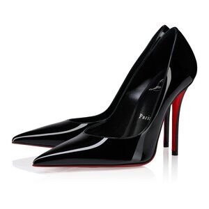 Christian Louboutin Black Miss Z 100mm NIB Size 37.5